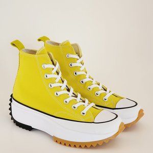 Converse Run Star Hike Hi 'Bitter Lemon' Women's Platform Sneakers A01365C NWT